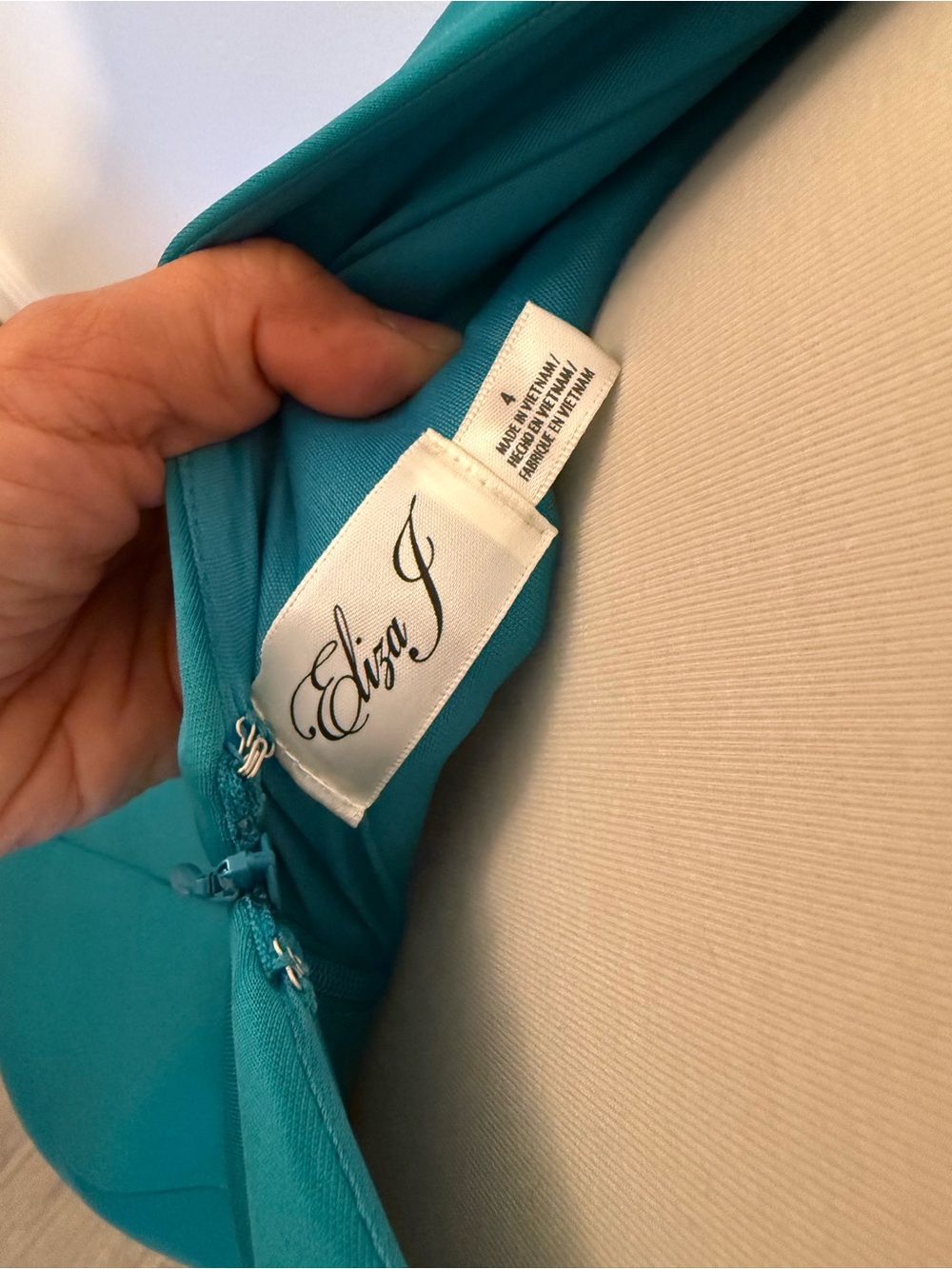 Eliza J Teal Ruffle Sleeve Midi Dress - Picture 8 of 8
